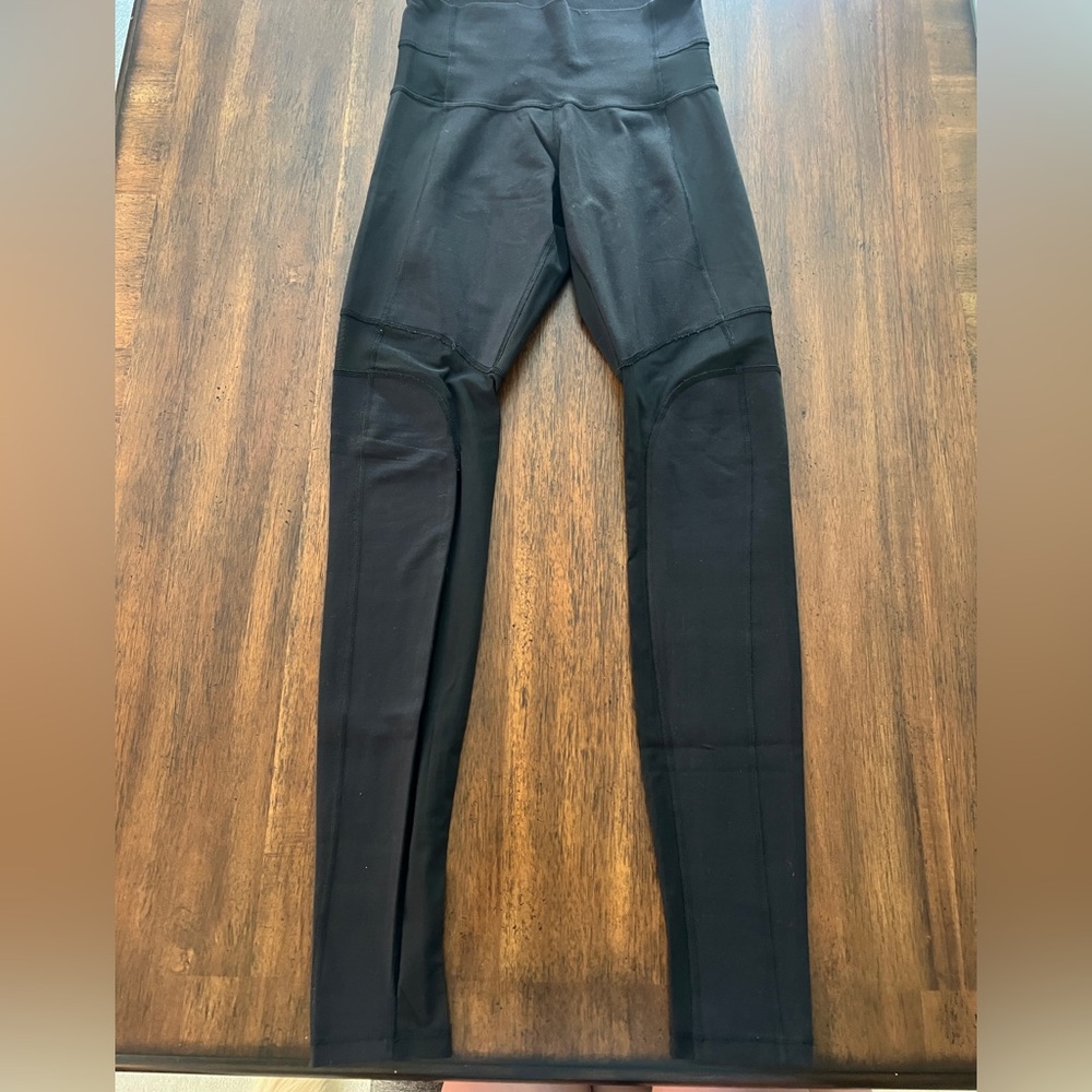 Lululemon Black Mesh Leggings